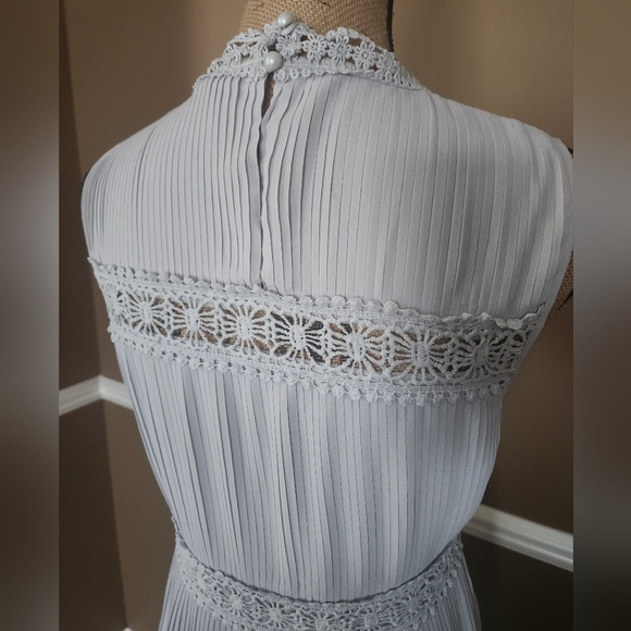 The Clothing Company Blue Powder Occasion Dress Sz Med - Picture 4 of 9